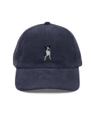 Corduroy Boston Terrier Embroidered Baseball Cap