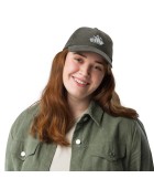 Corduroy bear embroidered hat