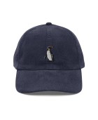 Corduroy Penguin Embroidered Hat