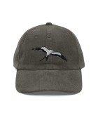 Corduroy bird-shaped embroidered hat