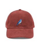 Corduroy Bluebird Embroidered Hat
