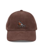 Corduroy Robin Embroidered Hat