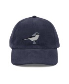 Corduroy bird embroidered hat
