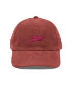 Corduroy flying pig embroidered hat