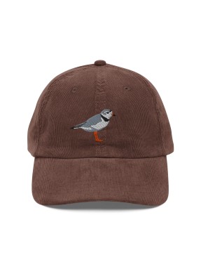 Corduroy plovers embroidered hat