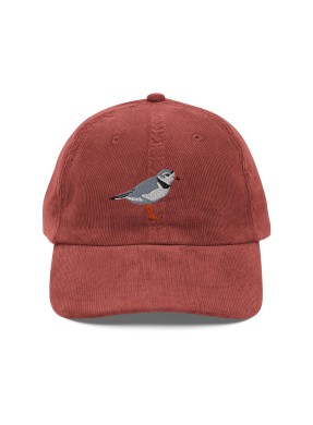 Corduroy plovers embroidered hat