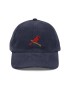 Corduroy Red Sparrow Embroidered Hat