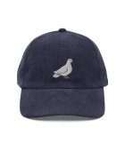 Corduroy dove embroidered hat