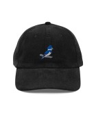 Corduroy Kingfisher Embroidered Hat