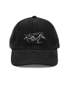 Corduroy Mountain Line Embroidery Hat