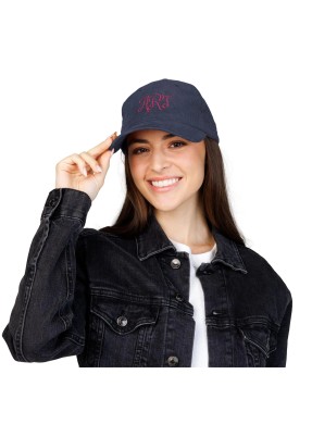 Corduroy ART Embroidered Baseball Cap