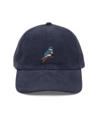 Corduroy Kingfisher Embroidered Hat