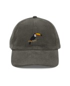 Corduroy Toucan Embroidered Hat