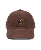 Corduroy Toucan Embroidered Hat