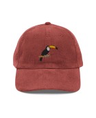 Corduroy Toucan Embroidered Hat