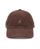 Corduroy Heron Embroidered Hat
