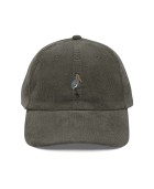 Corduroy Heron Embroidered Hat